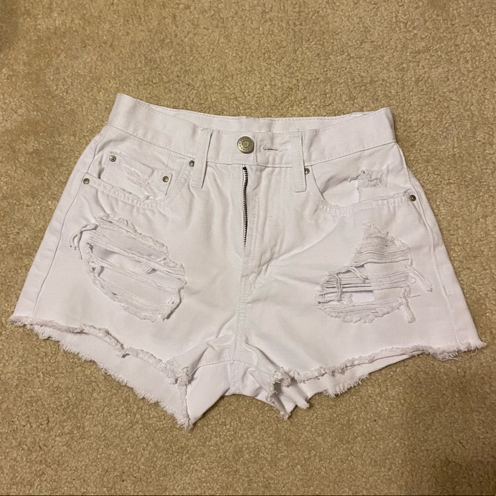 White Denim Shorts!